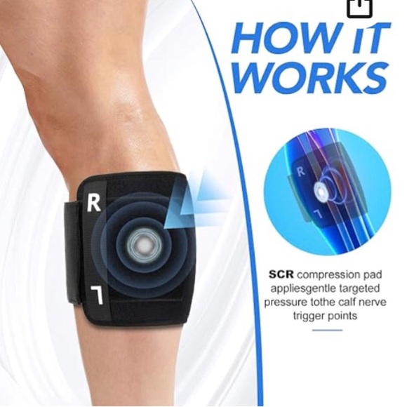 Sciatic Nerve Pain Relief Brace Targeted Compression Knee Brace w/ Pressure Pad - Picture 3 of 8